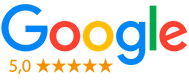 5 Sterne Webdesign und SEO Bewertung auf Google